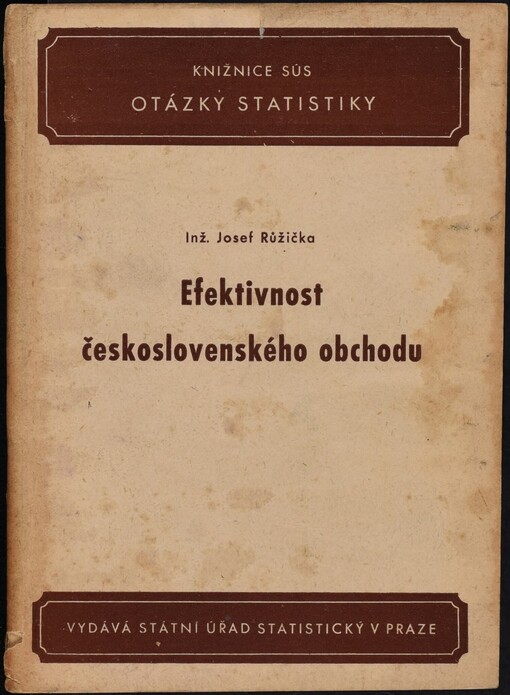 Efektivnost československého obchodu