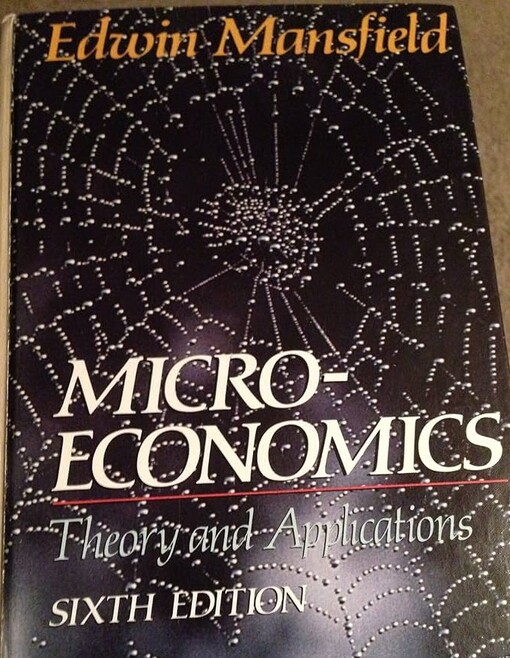 Microeconomics :theory/applications
