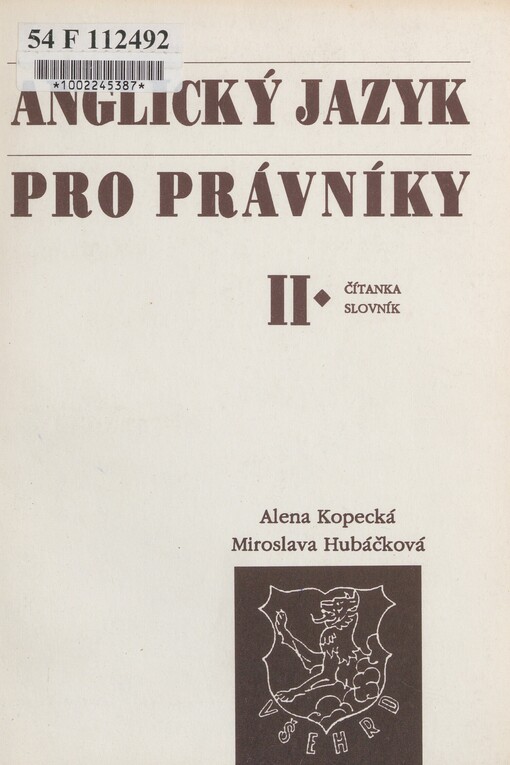 Anglický jazyk pro právníky
