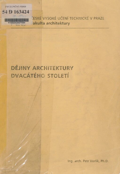 Dějiny architektury dvacátého století