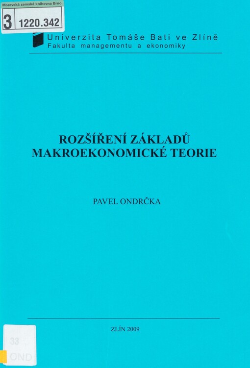 Rozšíření základů makroekonomické teorie