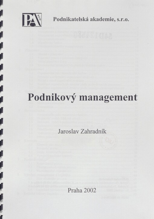 Podnikový management