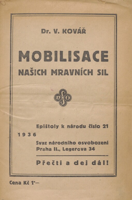 Mobilisace našich mravních sil