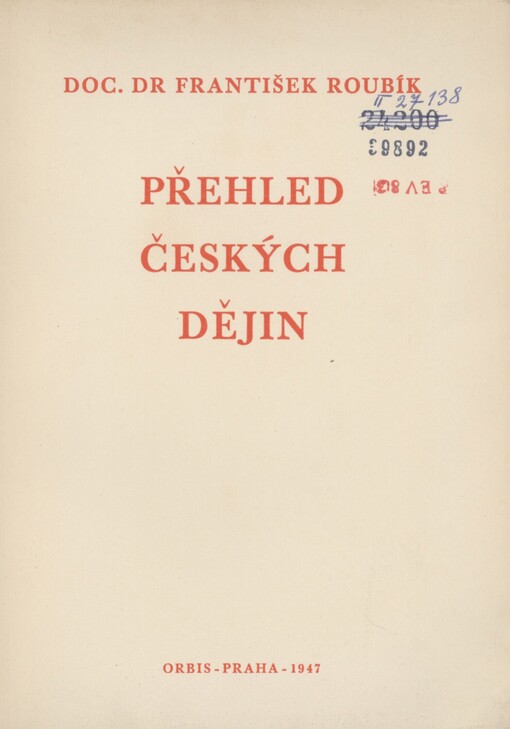 Přehled českých dějin