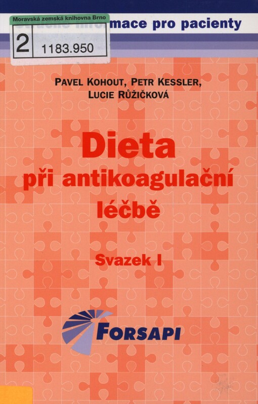 Dieta při antikoagulační léčbě