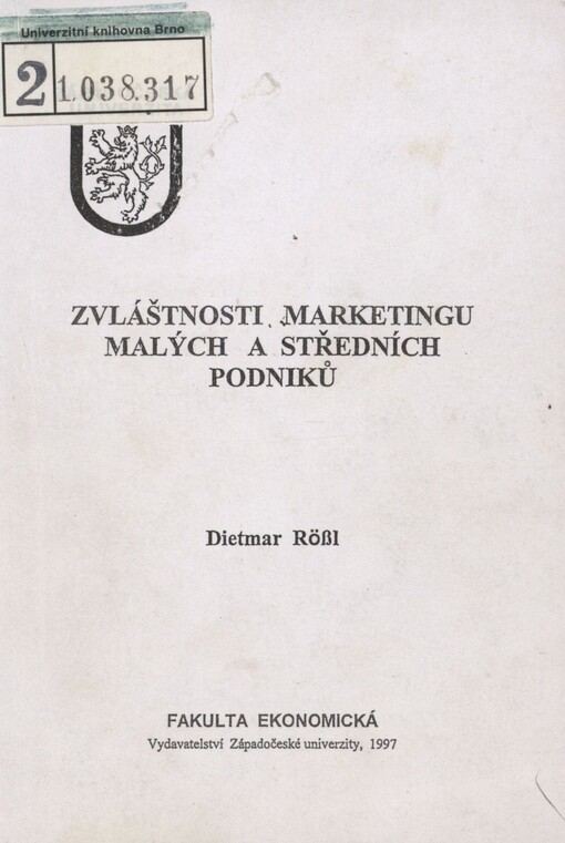 Zvláštnosti marketingu malých a středních podniků