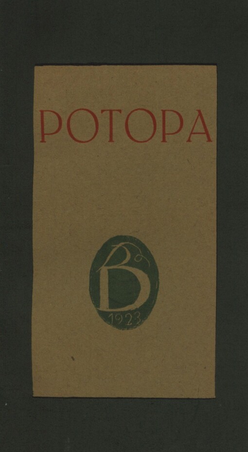 Potopa: [... prospekt k autorisovanému překladu 