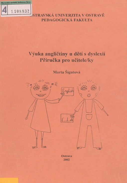 Výuka angličtiny u dětí s dyslexií: příručka pro učitele/ky