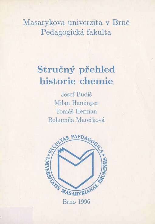 Stručný přehled historie chemie