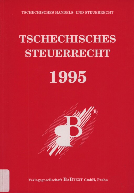 Tschechisches Steuerrecht 1995
