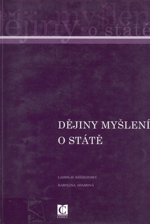 Dějiny myšlení o státě