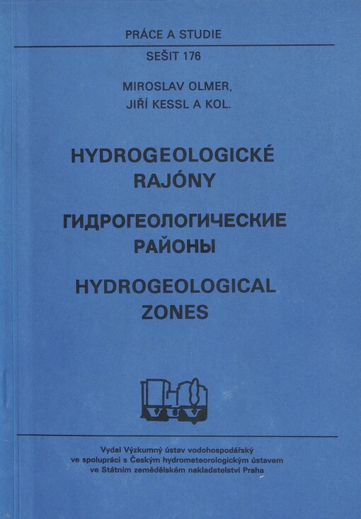 Hydrogeologické rajóny =: Gidrogeologičeskije rajony = Hydrogeological zones