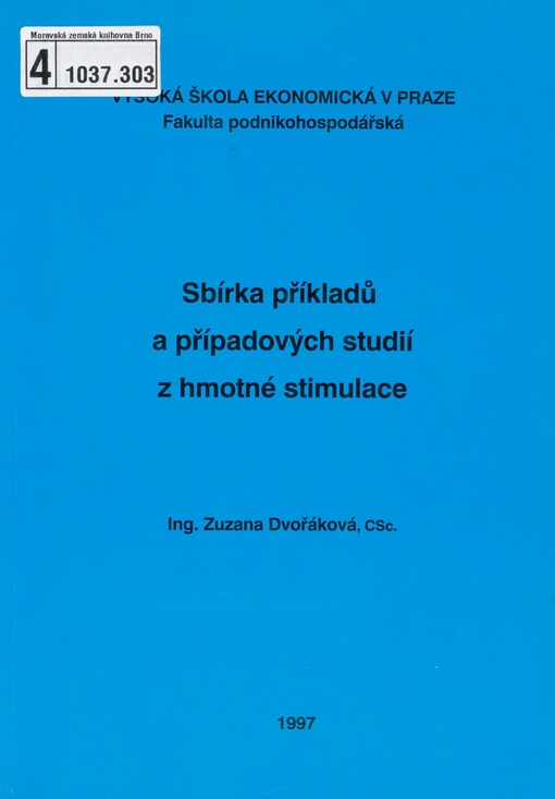 Sbírka příkladů a případových studií z hmotné stimulace
