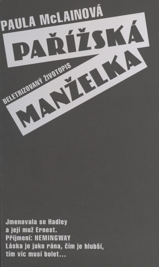Pařížská manželka: [beletrizovaný životopis]