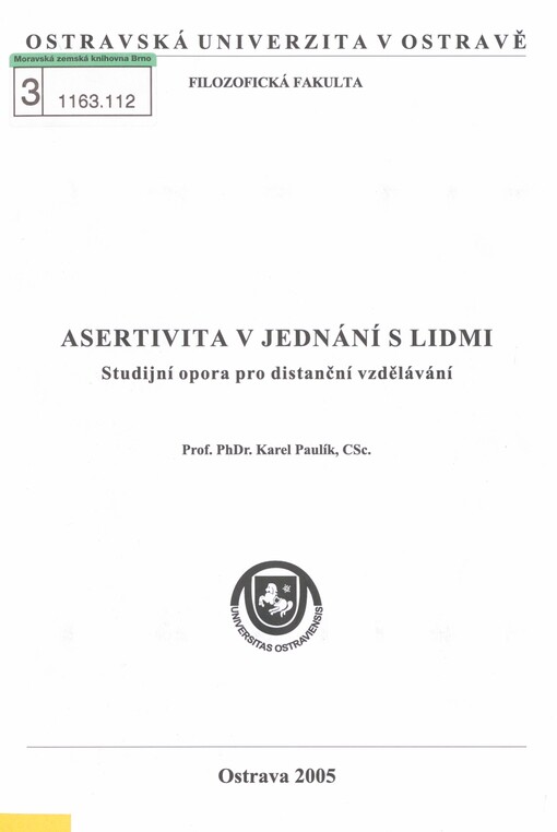 Asertivita v jednání s lidmi