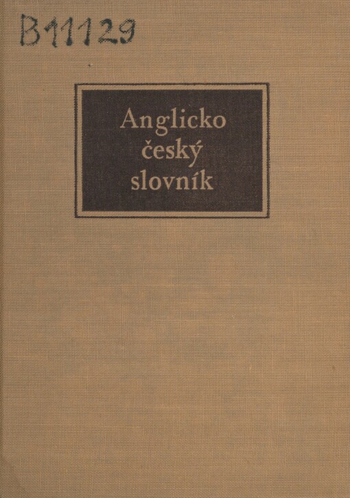 Anglicko-český slovník