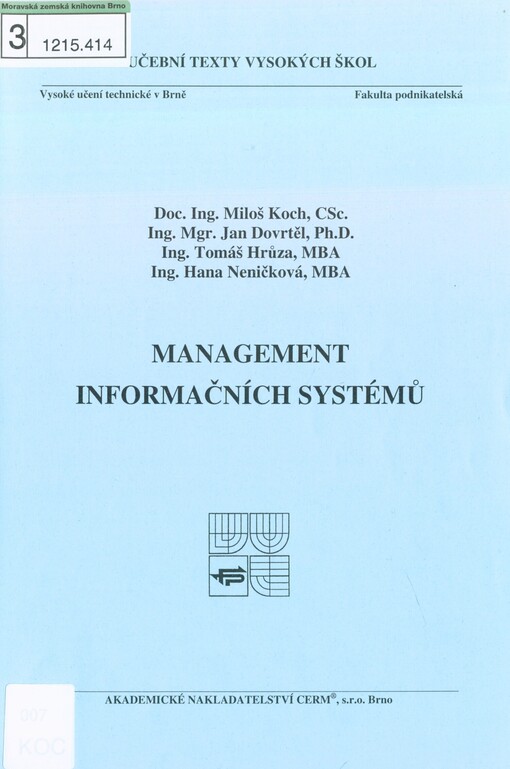 Management informačních systémů
