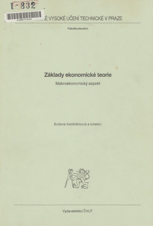 Základy ekonomické teorie: makroekonomický aspekt