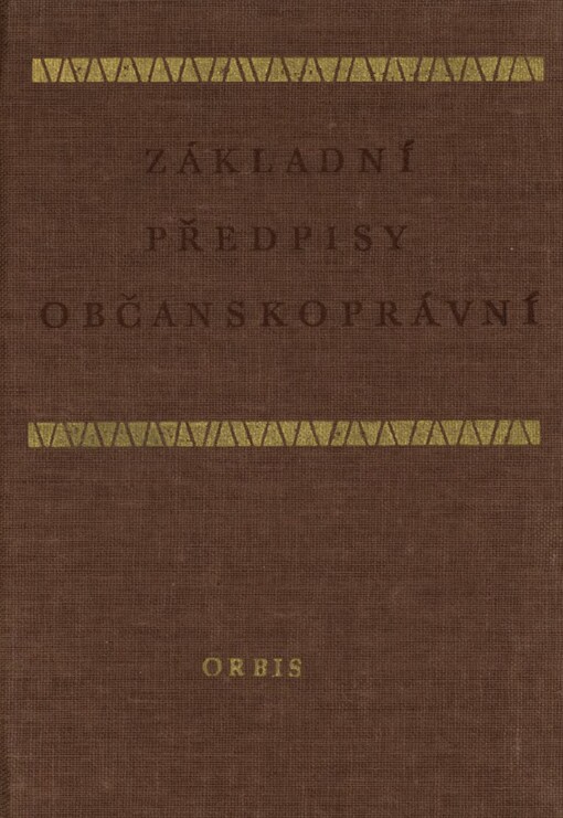 Základní předpisy občanskoprávní