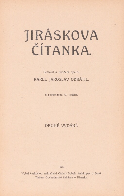 Jiráskova čítanka