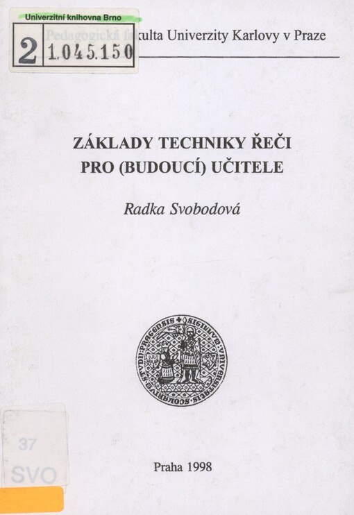 Základy techniky řeči pro (budoucí) učitele