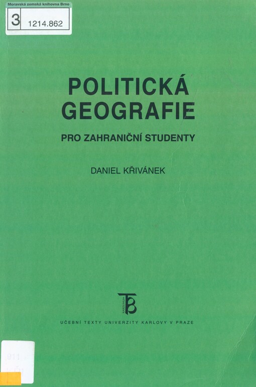 Politická geografie pro zahraniční studenty