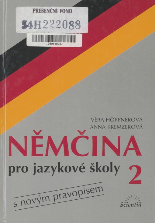 Němčina pro jazykové školy: s novým pravopisem