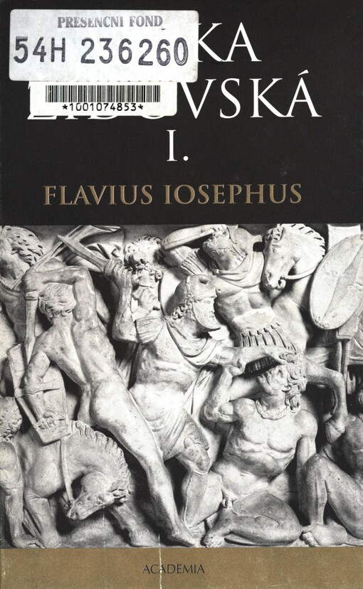 Válka židovská. I. [Válečná předehra]