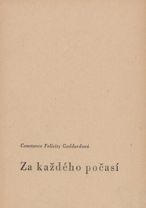 Za každého počasí