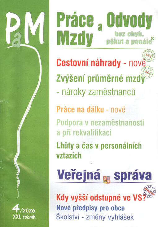 Práce, mzdy, odvody bez chyb, pokut a penále