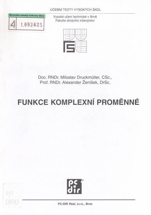 Funkce komplexní proměnné