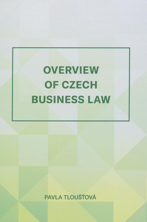 Overview of Czech business law