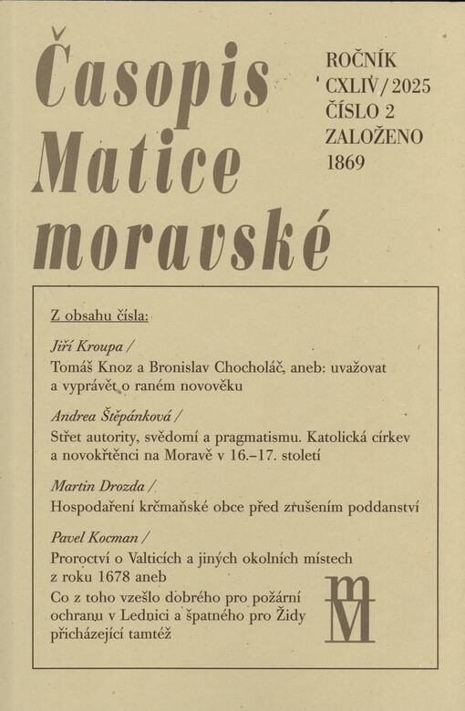 Časopis Matice moravské