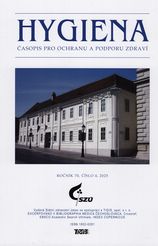 Hygiena : časopis pro ochranu a podporu zdraví