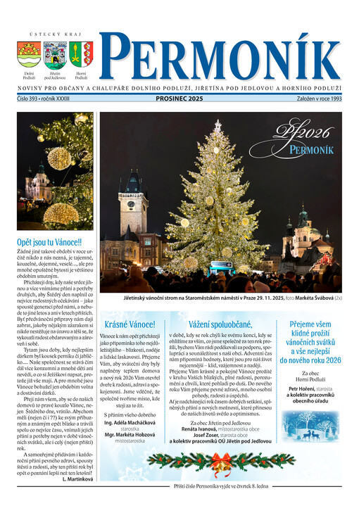 Permoník : noviny pro občany a chalupáře Jiřetínska