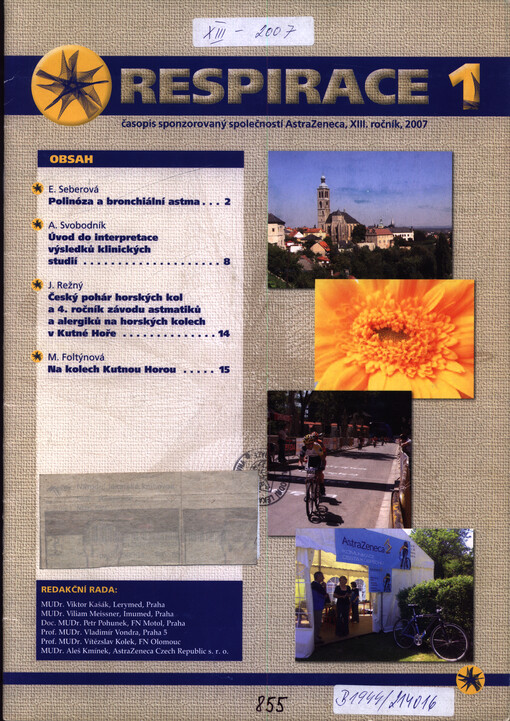 Respirace : časopis sponzorovaný společností Astra
