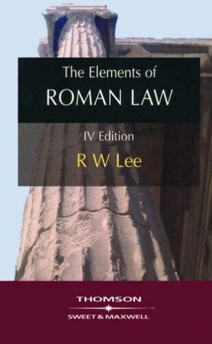Lee Elements Roman Law E4 Pb