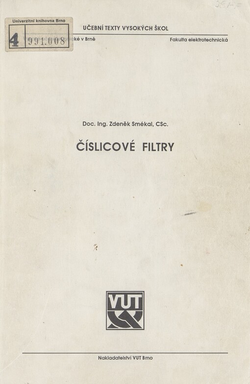 Číslicové filtry