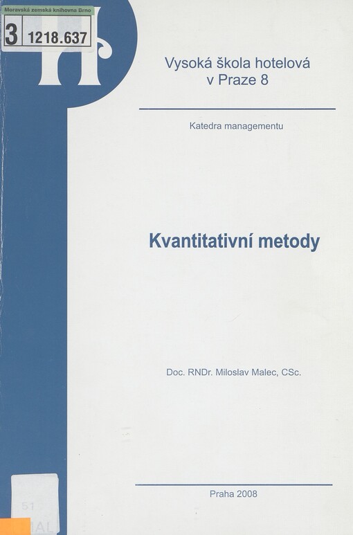 Kvantitativní metody