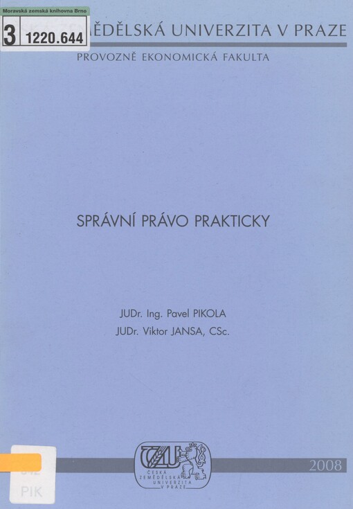 Správní právo prakticky