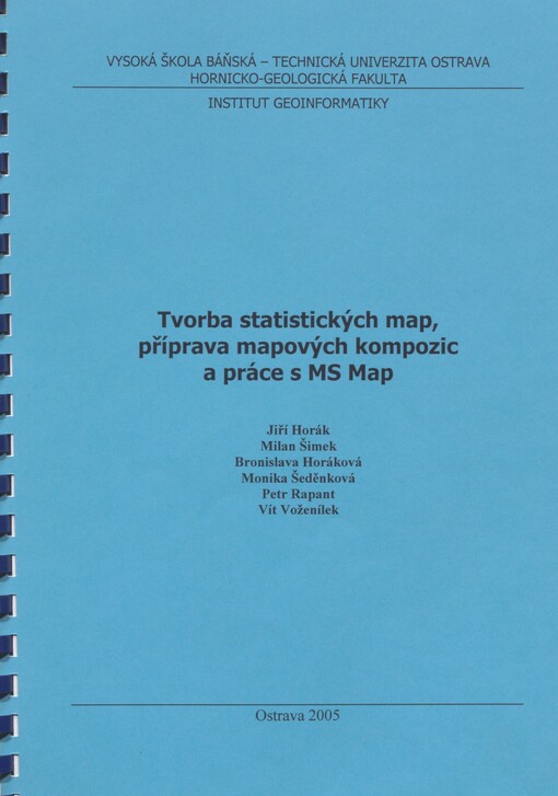 Tvorba statistických map, příprava mapových kompozic a práce s MS Map