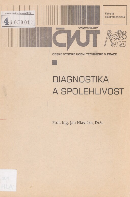 Diagnostika a spolehlivost