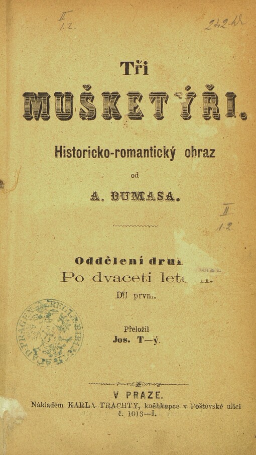 Tři mušketýři: historicko-romantický obraz, Oddělení druhé, Po dvaceti letech