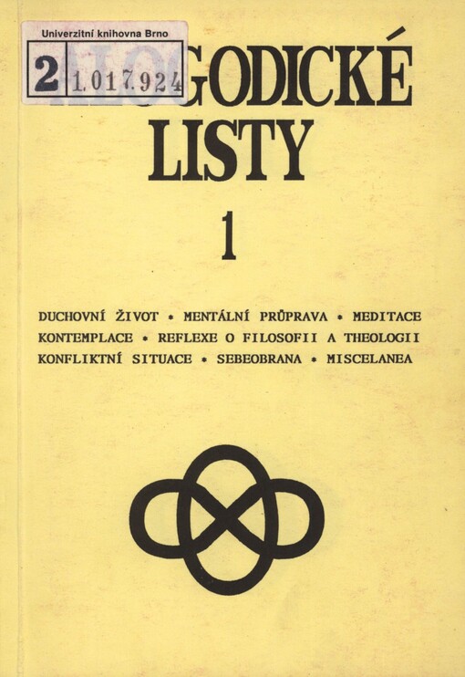 Alogodické listy: Sborník textů. 1