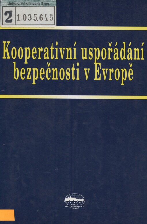 Kooperativní uspořádání bezpečnosti v Evropě