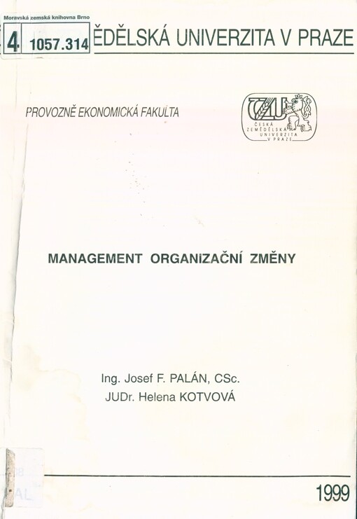 Management organizační změny