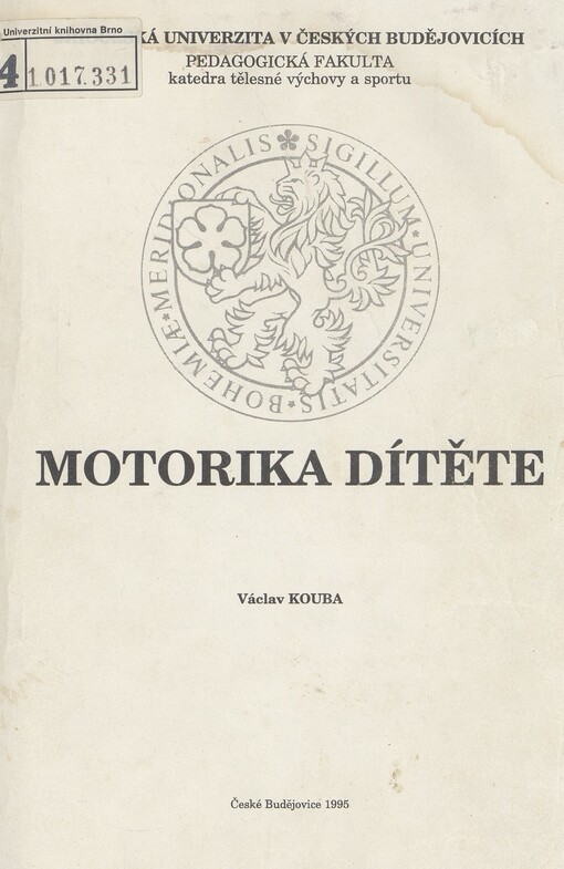 Motorika dítěte