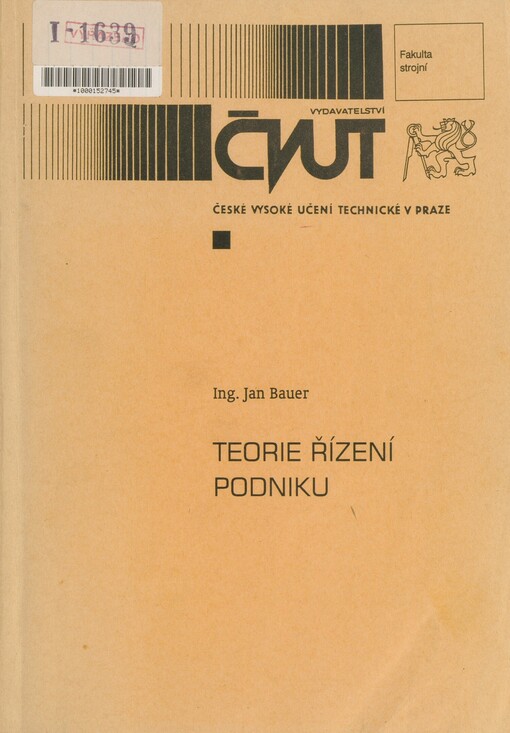 Teorie řízení podniku