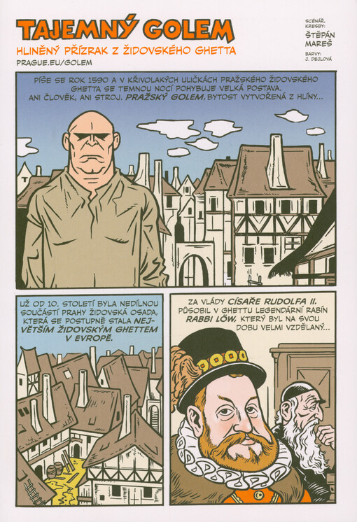 Tajemný Golem : hliněný přízrak z židovského ghetta