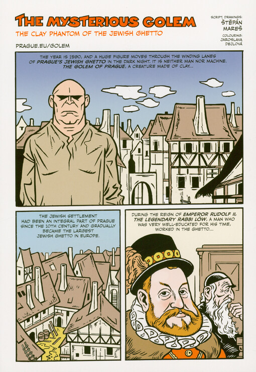 The mysterious Golem : the clay phantom of the Jewish ghetto